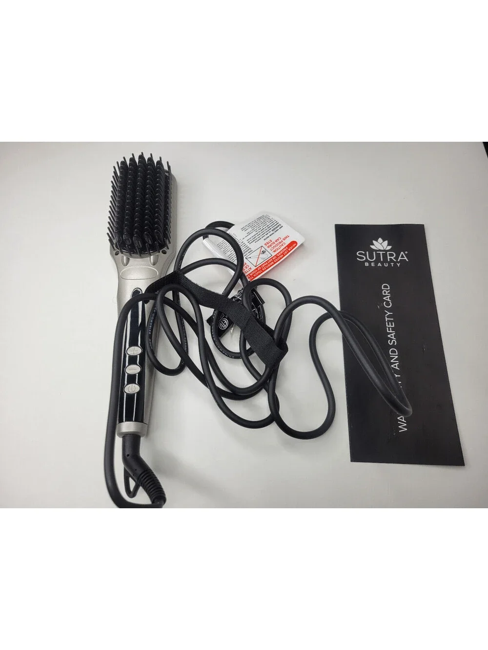 Sutra Beauty TOURMALINE Infused Ceramic Heated Straightening Brush